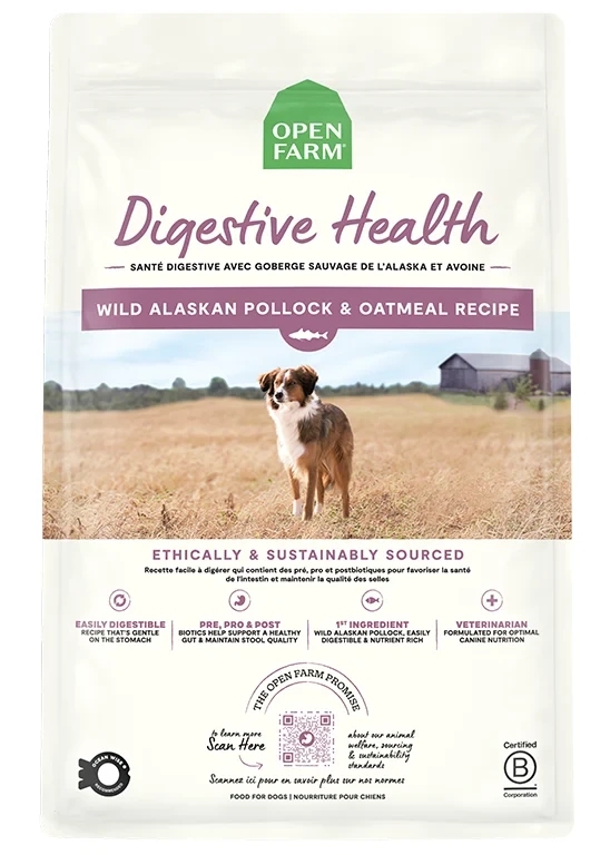 Open Farm Digestive Health Wild Pollock Recipe Dog Food Topper