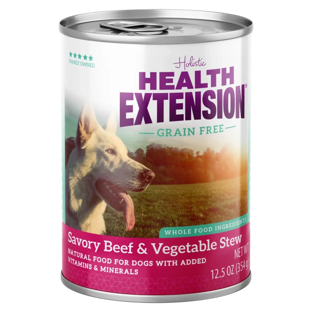 Health Extension food Grain Free Savory Beef Stew Wet Dog Food
