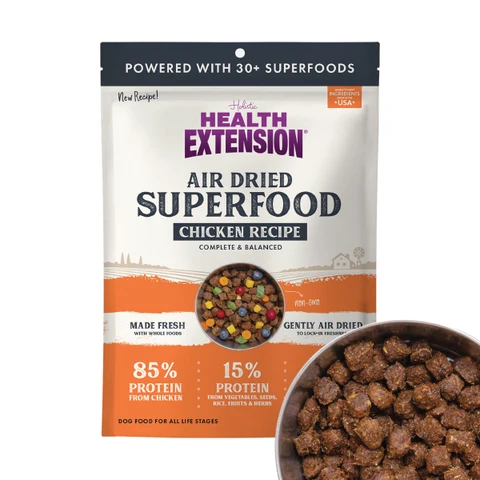 Health Extension Gently Air Dried Superfoods Chicken Recipe Dry Dog Food
