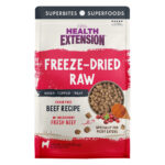 Health Extension Freeze Dried Raw Beef Recipe Grain-Free Dog Food Topper