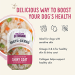 Health Extension Broth-Licious Ocean Fish in Bone Broth -Shiny Coat Recipe Wet Dog Food, photo 3