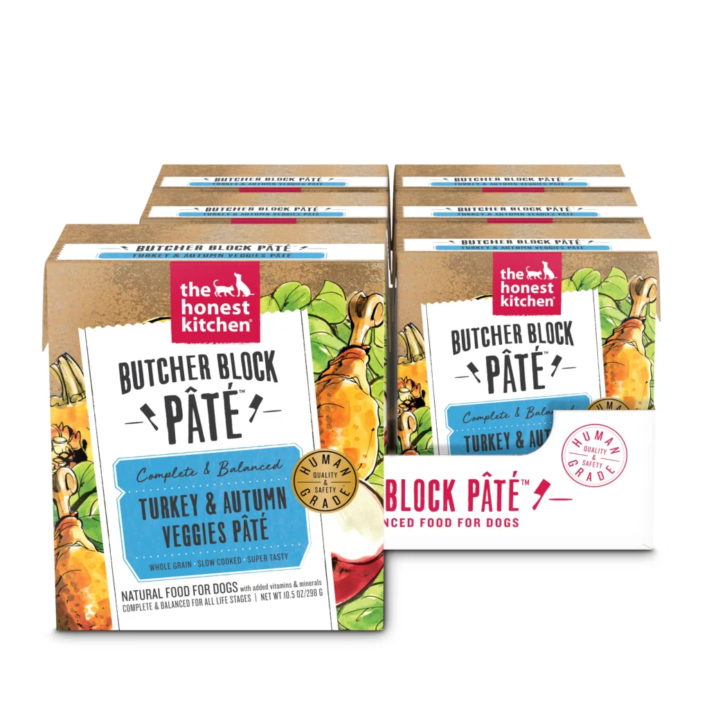 The Honest Kitchen Turkey & Autumn Veggies Butcher Block Pâté Wet Dog Food