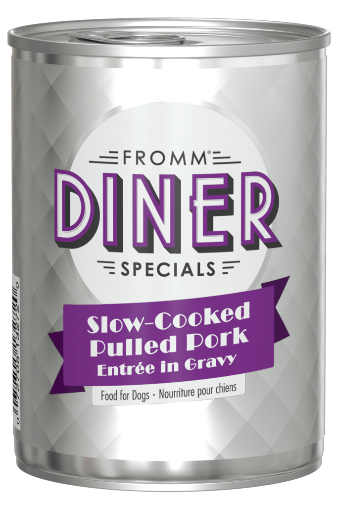 Fromm Four-Star Diner Specials Slow-Cooked Pulled Pork Entrée in Gravy Wet Dog Food