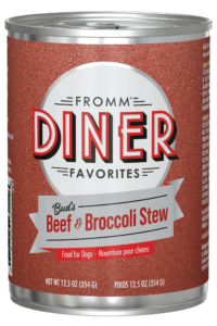 Fromm Four-Star Diner Favorites Bud’s Beef & Broccoli Stew Wet Dog Food