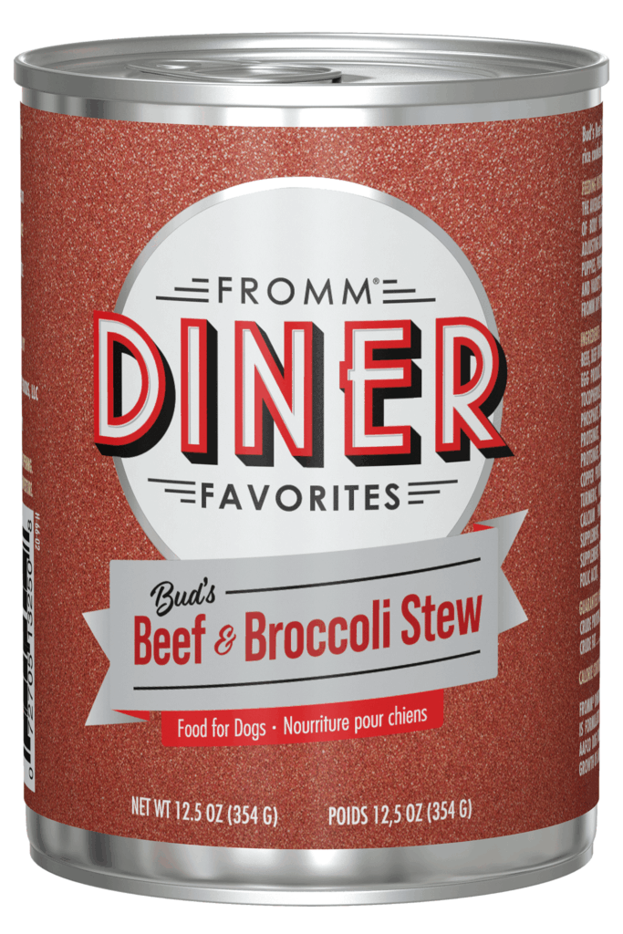 Fromm Four-Star Diner Favorites Bud’s Beef & Broccoli Stew Wet Dog Food