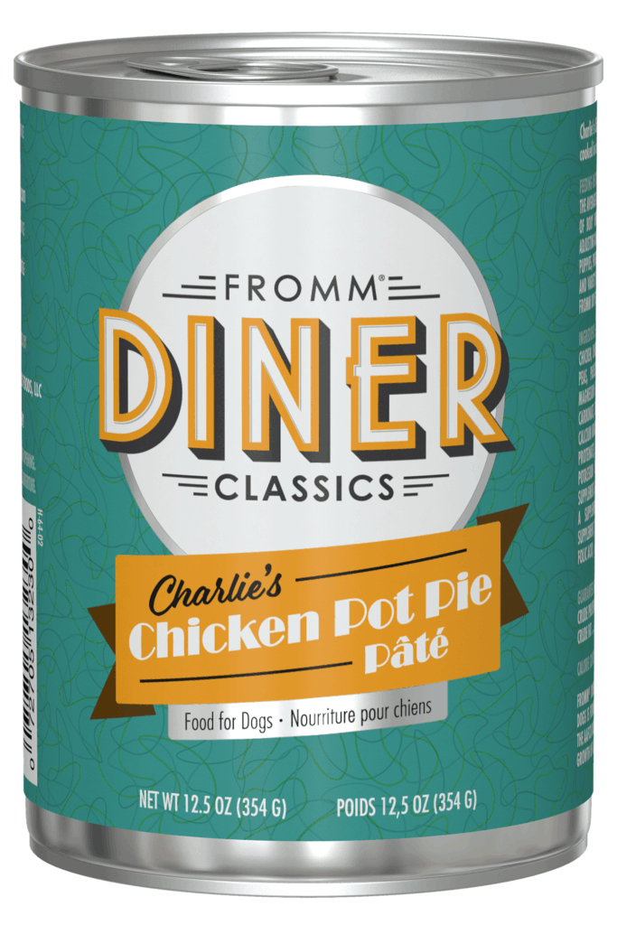 Fromm Four-Star Diner Classics Charlie’s Chicken Pot Pie Pâté Wet Dog Food