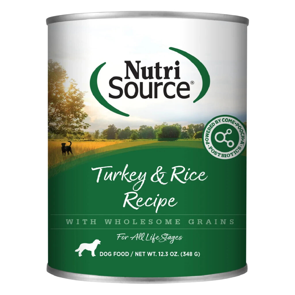 NutriSource Turkey & Rice Wet Dog Food