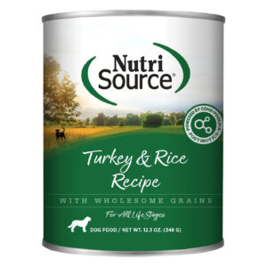NutriSource Turkey & Rice Wet Dog Food