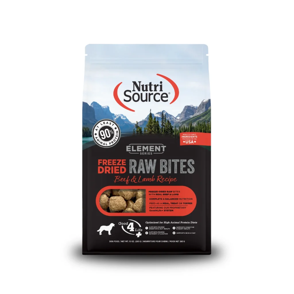 NutriSource Beef & Lamb Recipe Freeze-Dried Dog Food