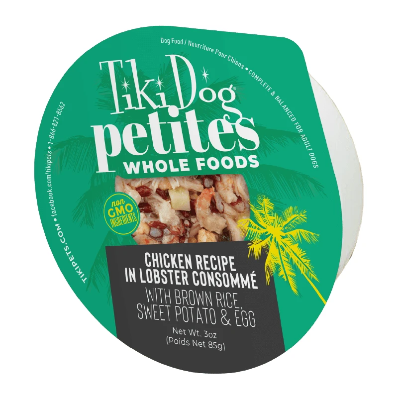 Tiki Dog Whole Foods Chicken Recipe in Lobster Consommé Wet Dog Food