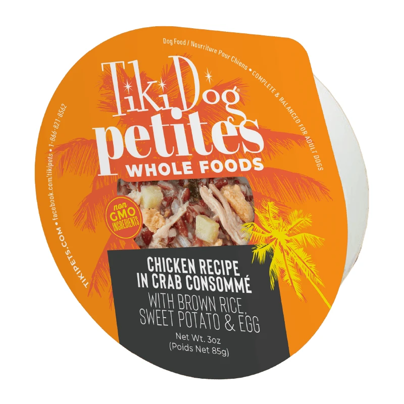Tiki Dog Whole Foods Chicken Recipe in Crab Consommé Wet Dog Food