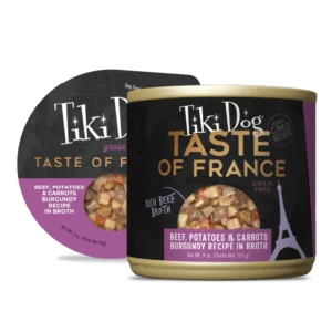 Tiki Dog Taste of the World Beef, Potatoes & Carrots Burgundy Recipe Wet Dog Food