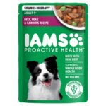 Iams Proactive Health Adult Beef, Peas and Carrots Recipe Wet Dog Food, photo 2