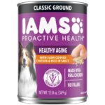 Iams Proactive Health Senior With Slow Cooked Chicken AND Rice Classic Ground Wet Dog Food, photo 2