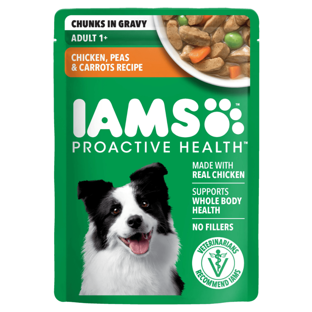 Iams Proactive Health Adult Chicken, Peas and Carrots Recipe Wet Dog Food