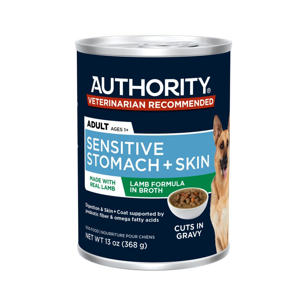 Authority Sensitive Stomach & Skin Cuts in Gravy Adult Wet Dog Food