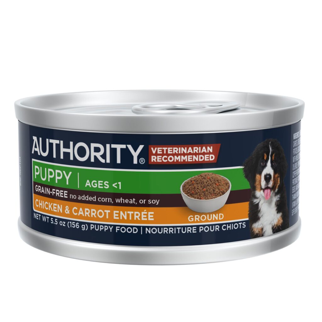 Authority Chicken & Carrot Entree Puppy Wet Dog Food
