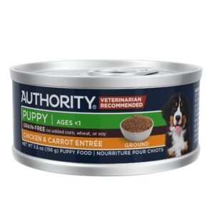 Authority Chicken & Carrot Entree Puppy Wet Dog Food