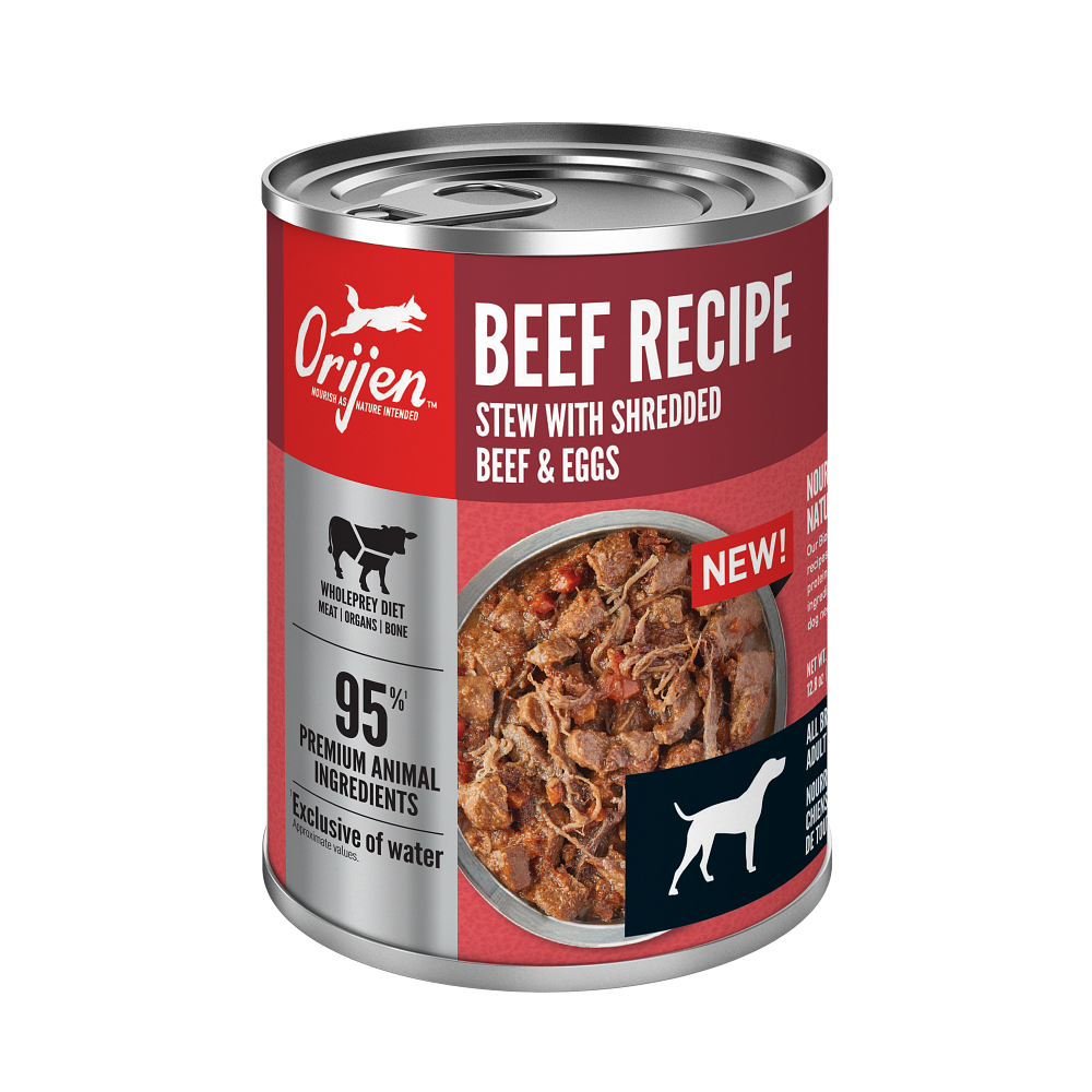 Orijen Real Meat Beef Recipe Stew with Shredded Beef & Eggs Wet Dog Food