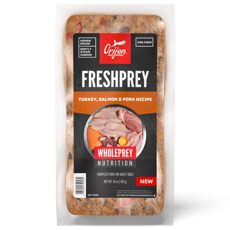 Orijen FreshPrey Turkey, Salmon & Pork Recipe Wet Dog Food