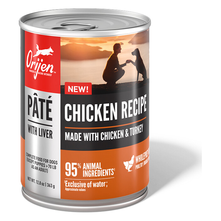 Orijen Chicken Recipe Pâté with Liver Wet Dog Food