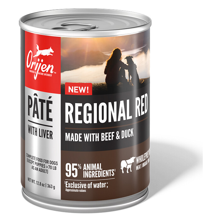 Orijen Regional Red Pâté with Liver Wet Dog Food