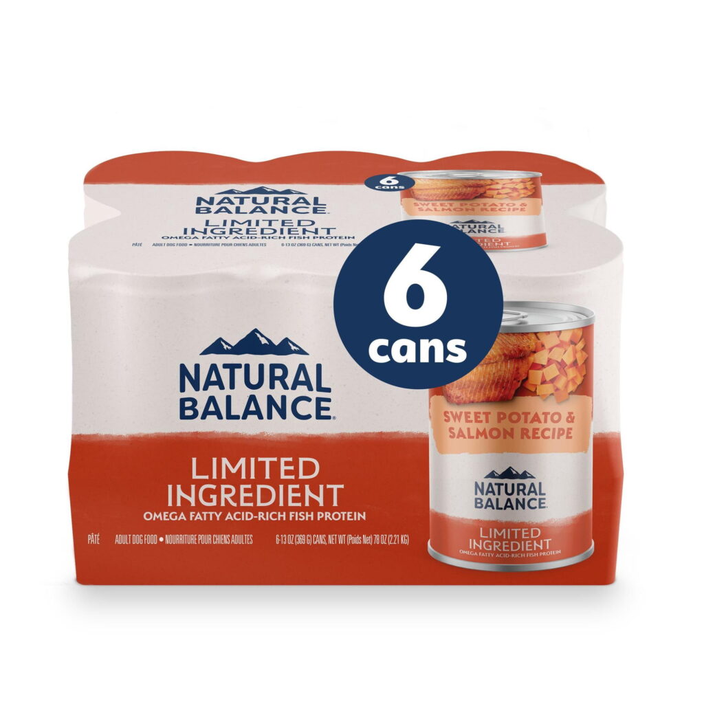 Natural Balance Limited Ingredient Diets Sweet Potato & Salmon Recipe Wet Dog Food