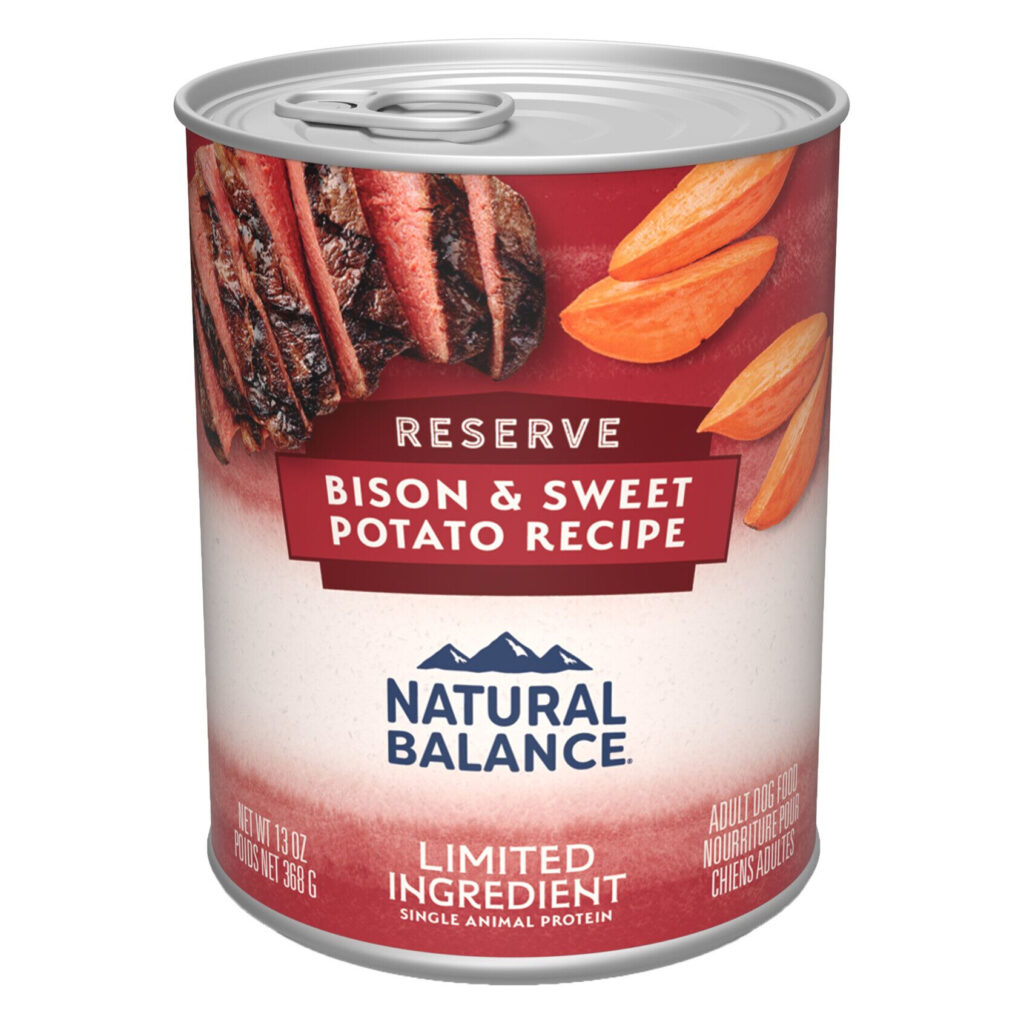Natural Balance Limited Ingredient Bison & Sweet Potato Recipe Paté Wet Dog Food