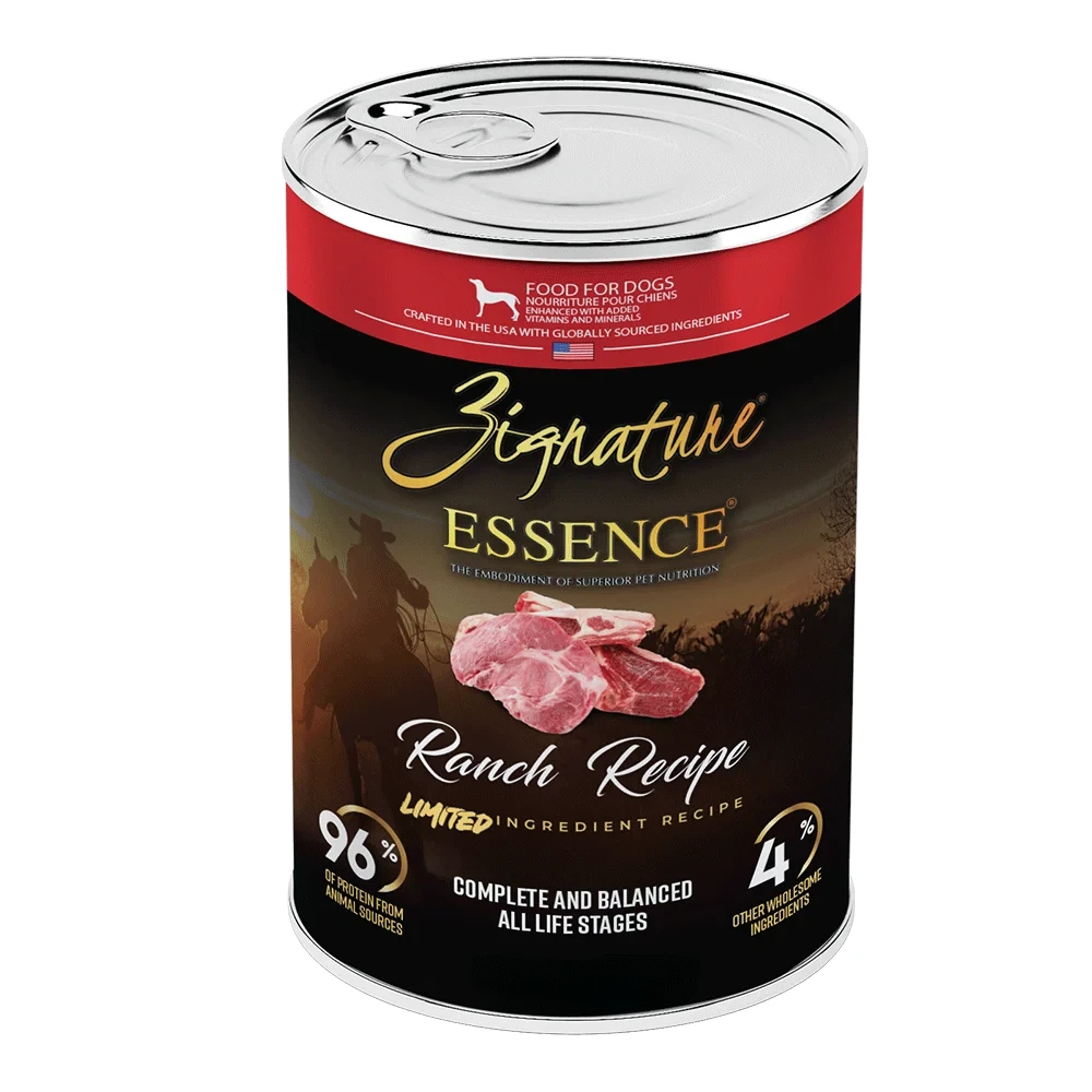Zignature Essence LIR Ranch Recipe Food Can Wet Dog Food