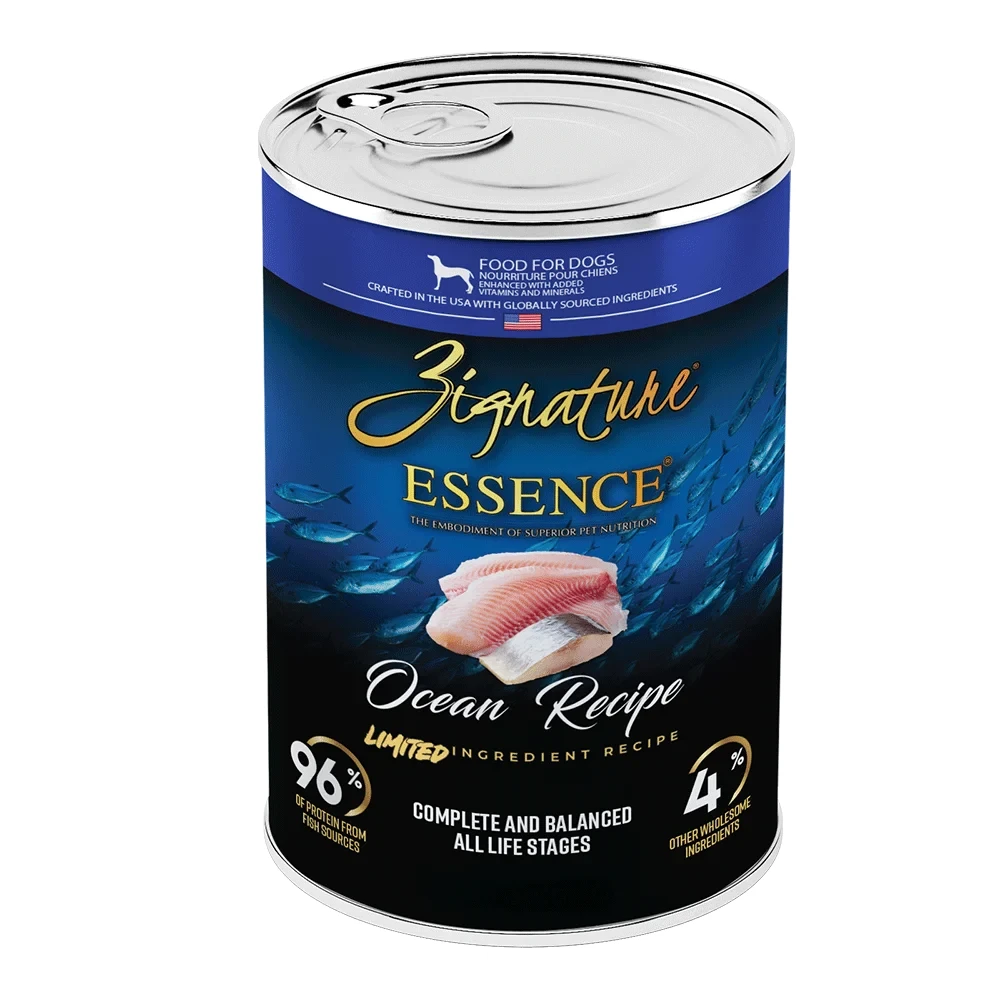 Zignature Essence LIR Ocean Recipe Food Can Wet Dog Food