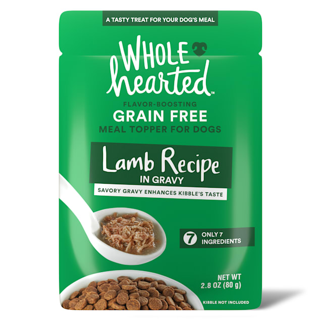 WholeHearted Gravy Puree Lamb Recipe in Gravy Dog Meal Dog Food Topper