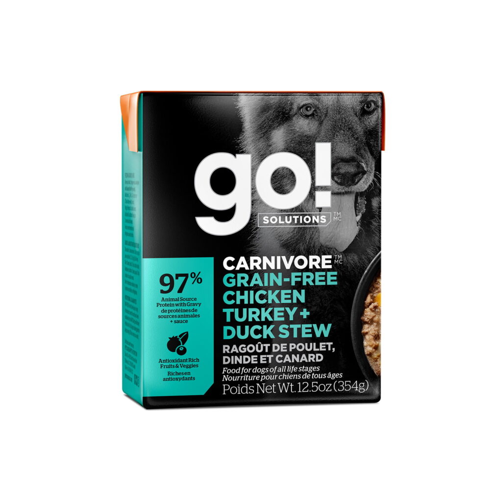 Go! Solutions Carnivore Chicken, Turkey + Duck Stew Wet Dog Food