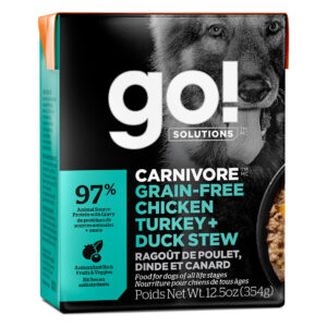 Go! Solutions Carnivore Chicken, Turkey + Duck Stew Wet Dog Food