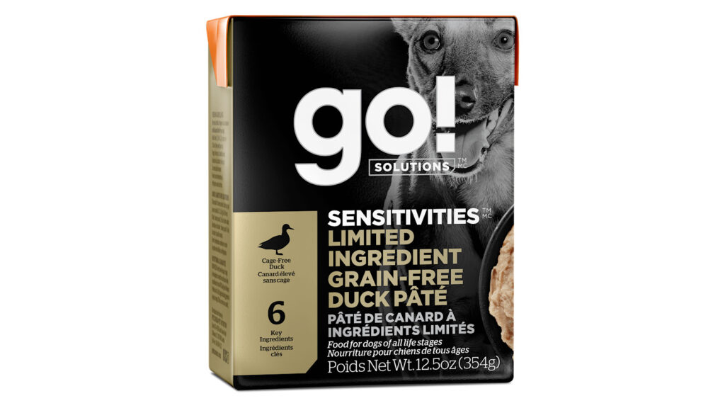 Go! Solutions Sensitivities Duck Pâté Grain-Free Limited Ingredient Wet Dog Food
