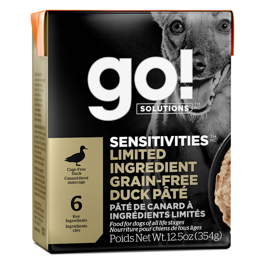 Go! Solutions Sensitivities Duck Pâté Grain-Free Limited Ingredient Wet Dog Food