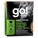 Go! Solutions Sensitivities Shredded Turkey Limited Ingredient Grain-Free Wet Dog Food
