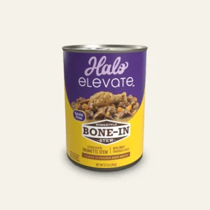 Halo Elevate Homestyle Bone-In Grain Free Chicken Stew w/ Sweet Potatoes Wet Dog Food