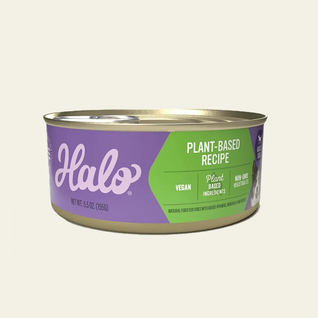 Halo Holistic Vegan Plant-Based Recipe Adult can (case of 12) Wet Dog Food