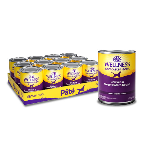 Wellness Complete Health Paté Chicken & Sweet Potato Wet Dog Food