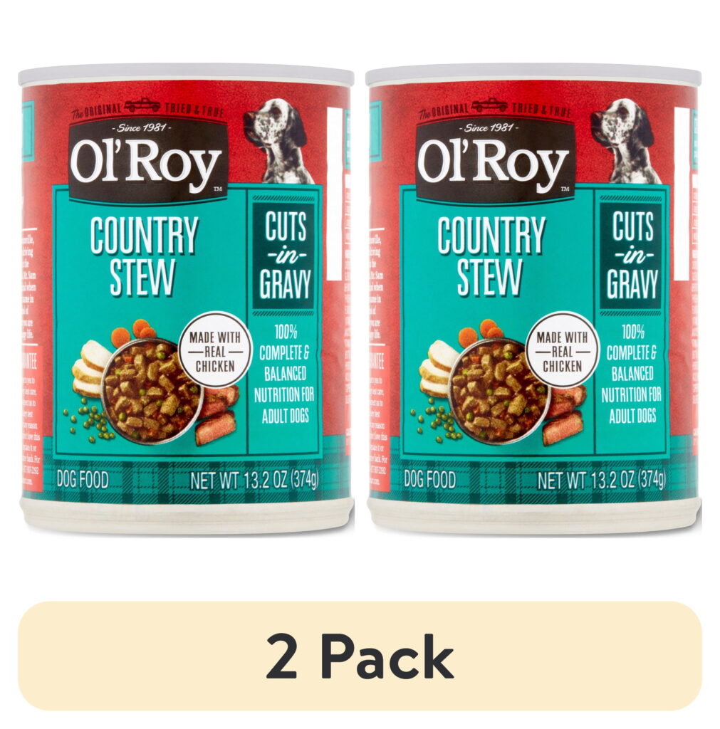 Ol’ Roy Country Chicken Stew Flavor Cuts in Gravy Can Wet Dog Food