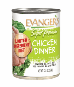 Evanger’s Grain Free; Super Premium Chicken Dinner Wet Dog Food