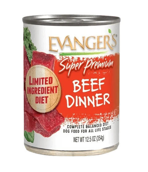 Evanger’s Super Premium Beef Dinner for Dogs - Case of 12 Wet Dog Food