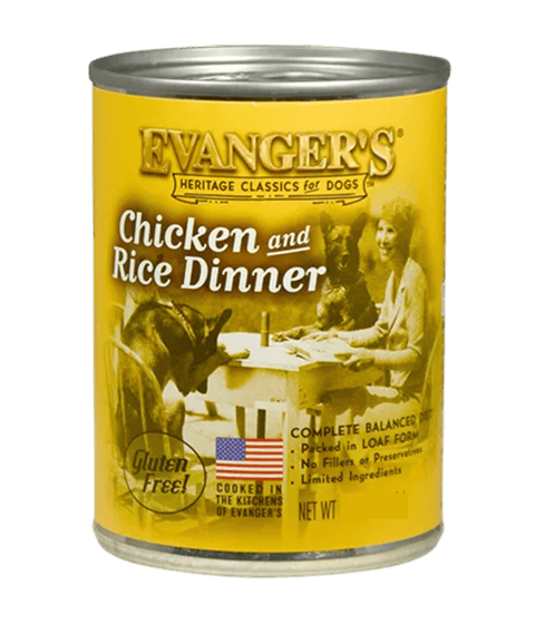 Evanger’s Super Premium Heritage Classic Chicken & Rice Dog Food Topper