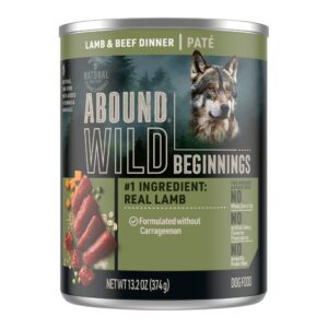 Abound Wild Beginnings Lamb & Beef Dinner Pate Wet Dog Food
