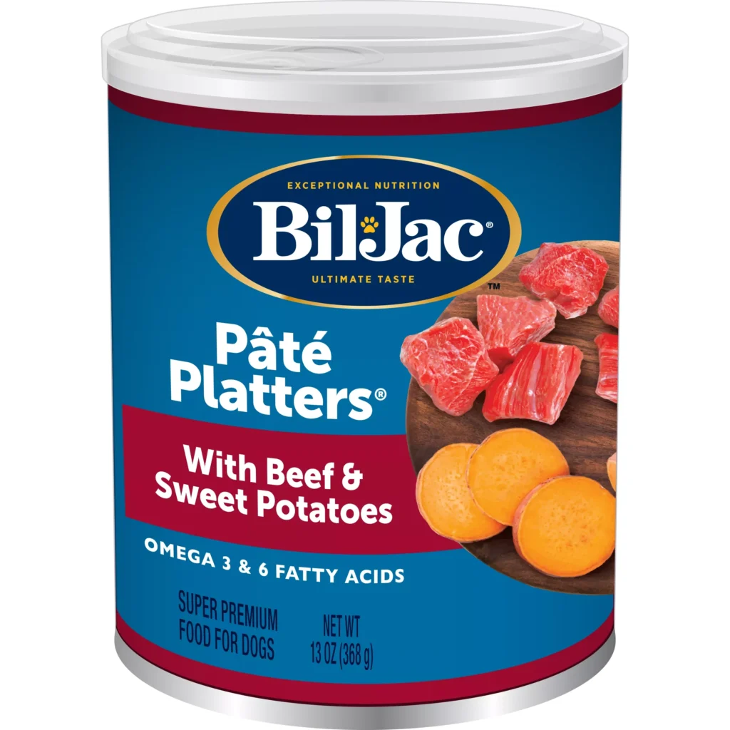 Bil-Jac Pate Platters Pâté Platters with Beef & Sweet Potatoes Wet Dog Food