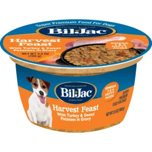 Bil-Jac Harvest Feast with Turkey & Sweet Potatoes in Gravy Wet Dog Food