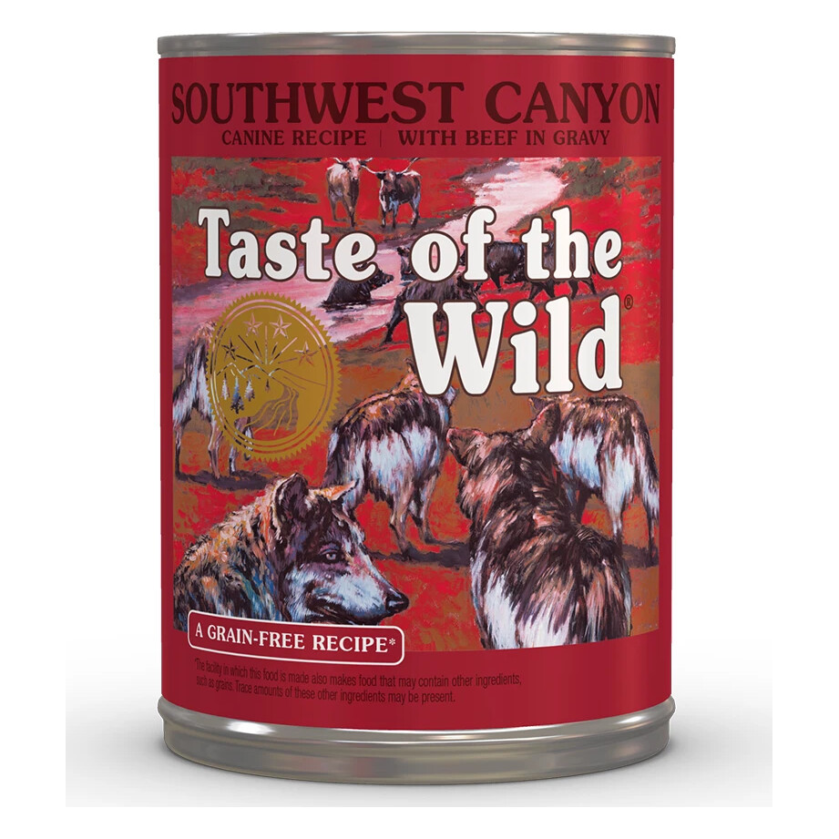 Taste of the Wild Southwest Canyon Canine Recipe with Beef in Gravy Wet Dog Food