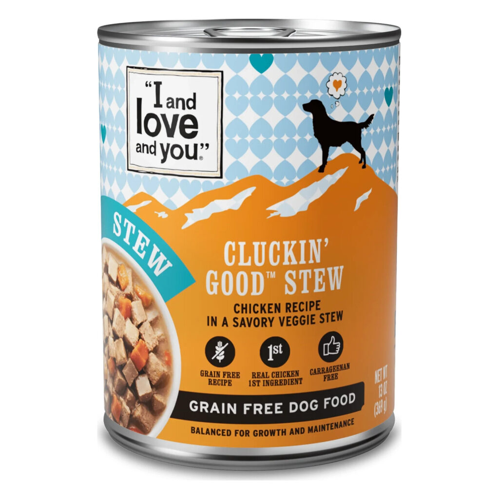 I and Love and You Naked Essentials Cluckin’ Good Stew Wet Dog Food