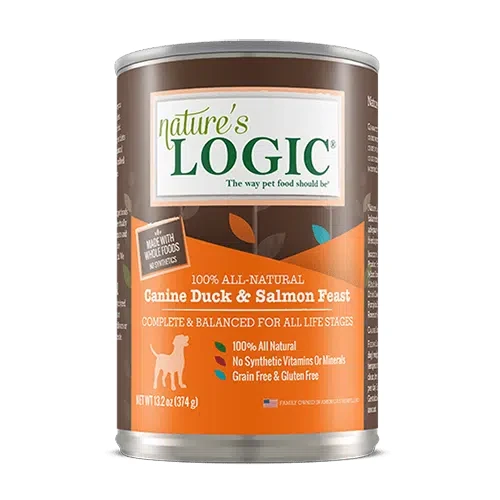 Nature’s Logic Original Canine Can: Duck & Salmon Wet Dog Food
