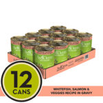 AvoDerm Grain Free 12 Cans-Whitefish, Salmon & Veggies Recipe In Gravy Wet Dog Food, photo 2
